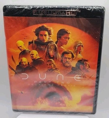 Dune: Part Two 2 (4K Ultra HD Blu Ray, 2024) New Sealed