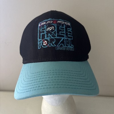 LIQUID FORCE New Era Black & Blue Cap/Hat ''FREE FOR ALL Cable Tour S/M