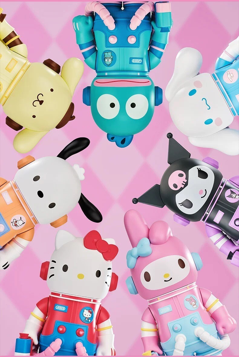 Pompompurin -mega Space Molly 400% Sanrio Family Series Blind Box