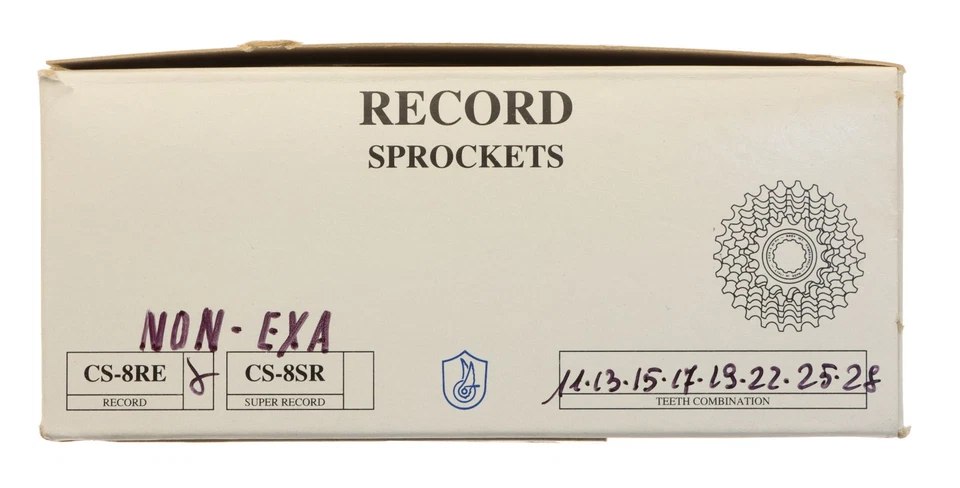 Campagnolo Record 8 Speed Cassette Steel 11/28T Non-Exa NOS NEW NIB - Image 4 of 4