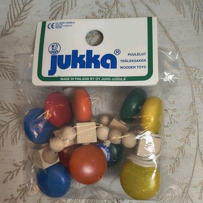 Oy Juho Jussila Jukka Wooden Pull Toy Centipede Baby Toddler New Finland Puuleut