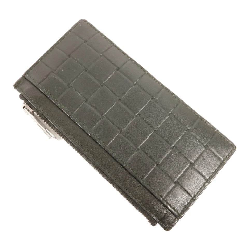 BOTTEGA VENETA BV SHW Card Case Calfskin Leather Green - Image 4 of 4