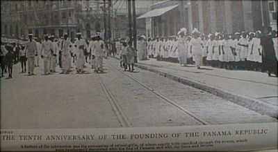 10th Anniversary Panamanian Independence 1913  Republic of Panama Founding