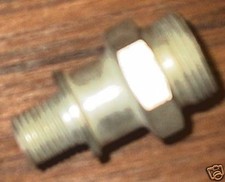 50-57 Panhead OIL PUMP COVER to FILTER LINE CONNECTOR FITTING 63526-50 USA made