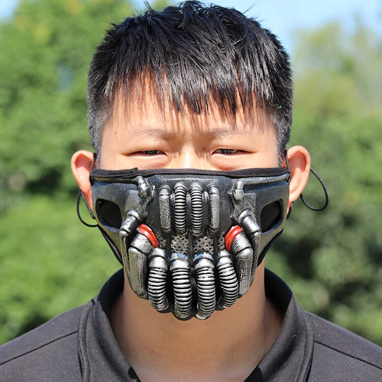 The Dark Knight Bane Movie Cosplay Costumes Latex Face Mask Halloween Party  Prop | eBay
