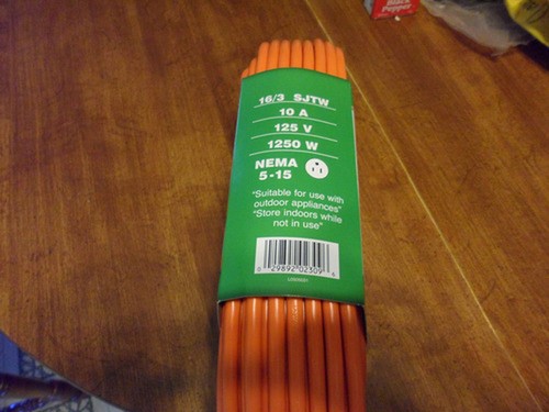 Woods 23098803 02309 16/3 Vinyl Outdoor Heavy Duty Extension Cord, Waterproof... - Picture 12 of 12