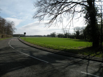 Foto 6x4 Die offene Straße verlässt Bottisham eine Karte im Victoria County Hi c2009