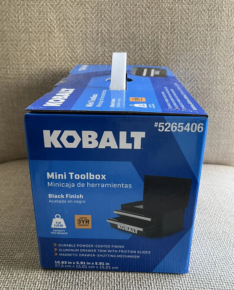 25th Anniversary Kobalt Mini Tool Box Black Finish New