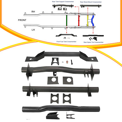 Front Rear Tank Support Upper Shock Crossmember For 1999-06 Chevrolet Silverado 