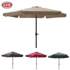 XL Alu Sonnenschirm Ø 3m UV30+ Kurbelschirm ...