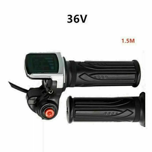 E-Bike Gasgriff Elektroroller Komponenten Meter Radfahren Schwarz Fahrrad - Bild 6 von 7