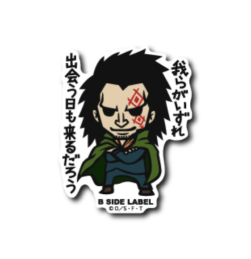 Sticker Zoro Enma ka!! One Piece B-SIDE LABEL - Meccha Japan