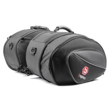 Satteltaschen Motorrad Seitentaschen Paar Bagtecs SP3 36-60L schwarz