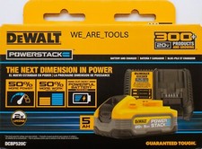 DEWALT DCBP520C PowerStack 5.0 Ah Battery  Charger Starter Kit 20 Volt 20V MAX