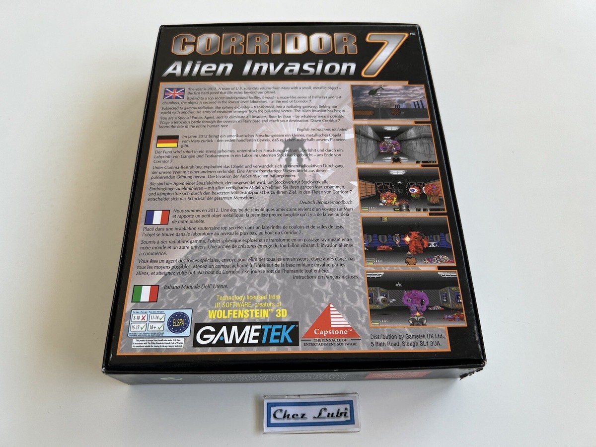 Corridor 7: Alien Invasion (Big Box) - PC - PAL - Action/Aventure - Français
