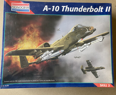 REVELL MONOGRAM A-10 THUNDERBOLT  II ground attack plane 1/48  #85-5505 sealed