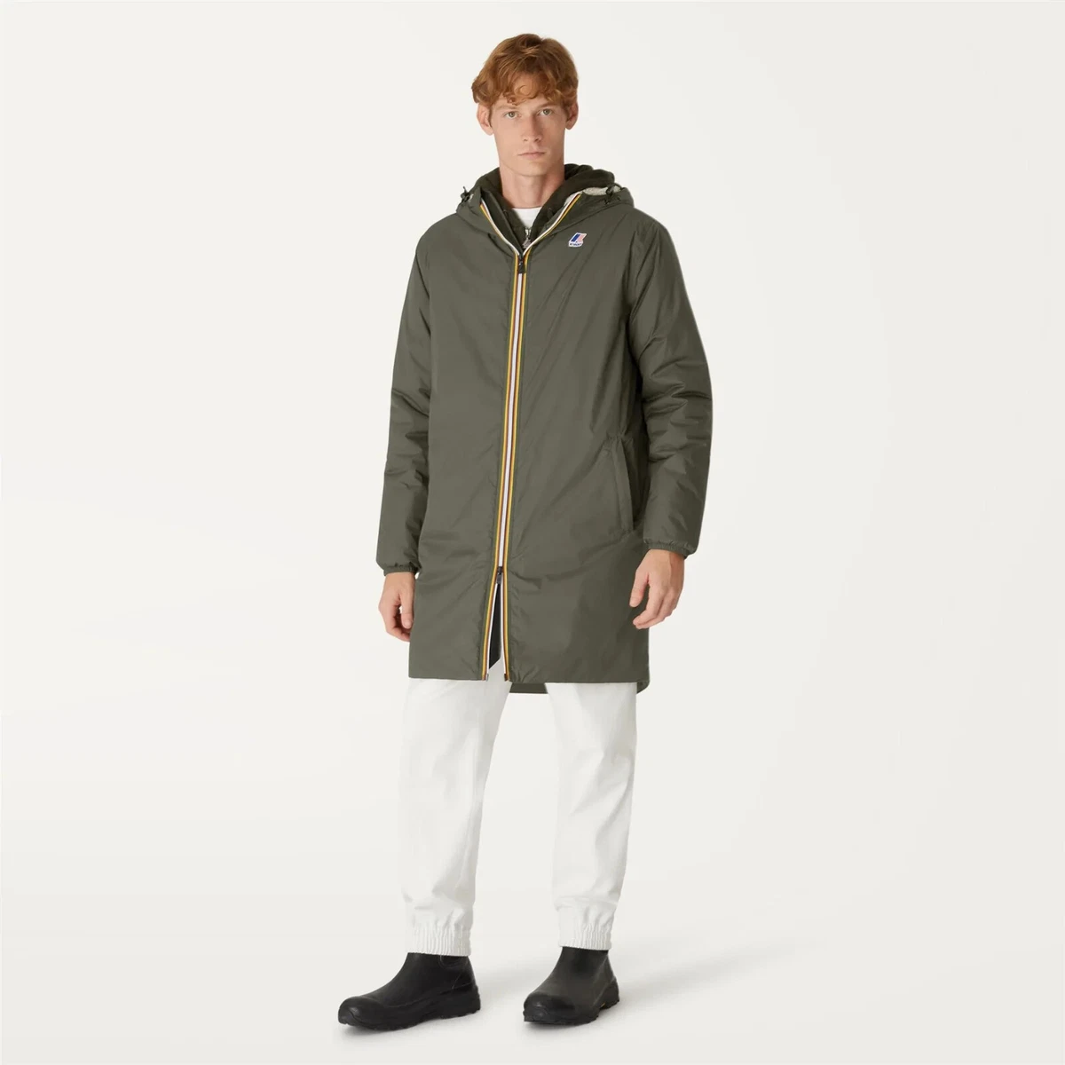 K WAY JACQUES LE VRAI 3.0 EIFFEL ORSETTO K3114KW unisex kway GREEN