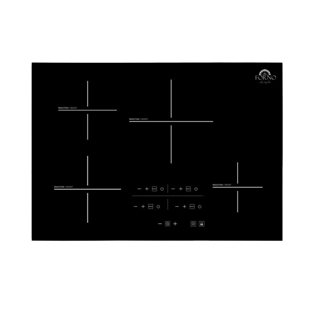 FORNO Lecce 30-in 4 Elements Black Induction Cooktop FCTIN0545-30