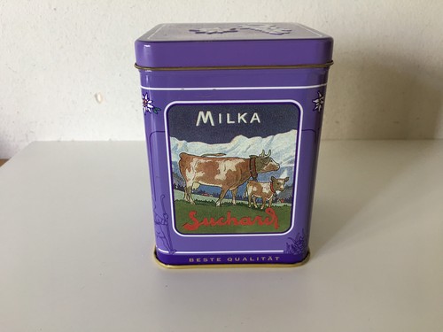Used - Metall Box Milka Naps Schachtel - 8,5 x 8,5 X 11,5 CM - Für Collectors - Picture 3 of 6