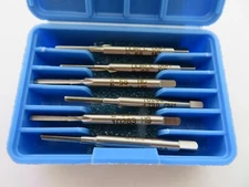 6 pcs HANSON WHITNEY DOALL 2-56 GH1 Bottom 2 Flutes Hand Taps 10263 USA