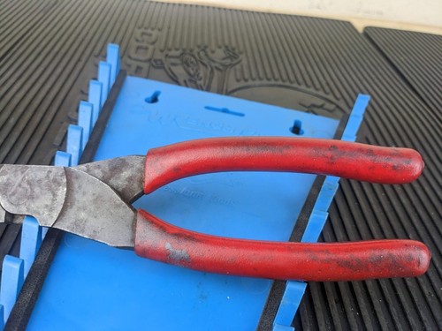 #bc462 Snap-on Tools RED 87ACF 7" VectorEdge Diagonal Cutter - Picture 12 of 14