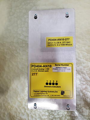 DIGITAL LIGHTING SYSTEMS PD404-AN10-277