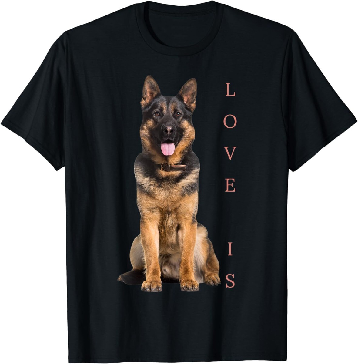 German Shepherd Shirt Shepard Dog Mom Dad Love Pet Puppy Tee Unisex T-Shirt