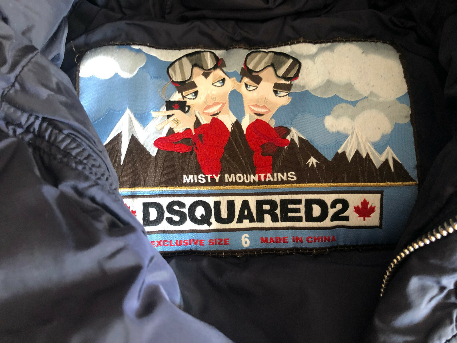 RRP €800 Authentic DSQUARED Down Biker Jacket for boys size 6Y image 5
