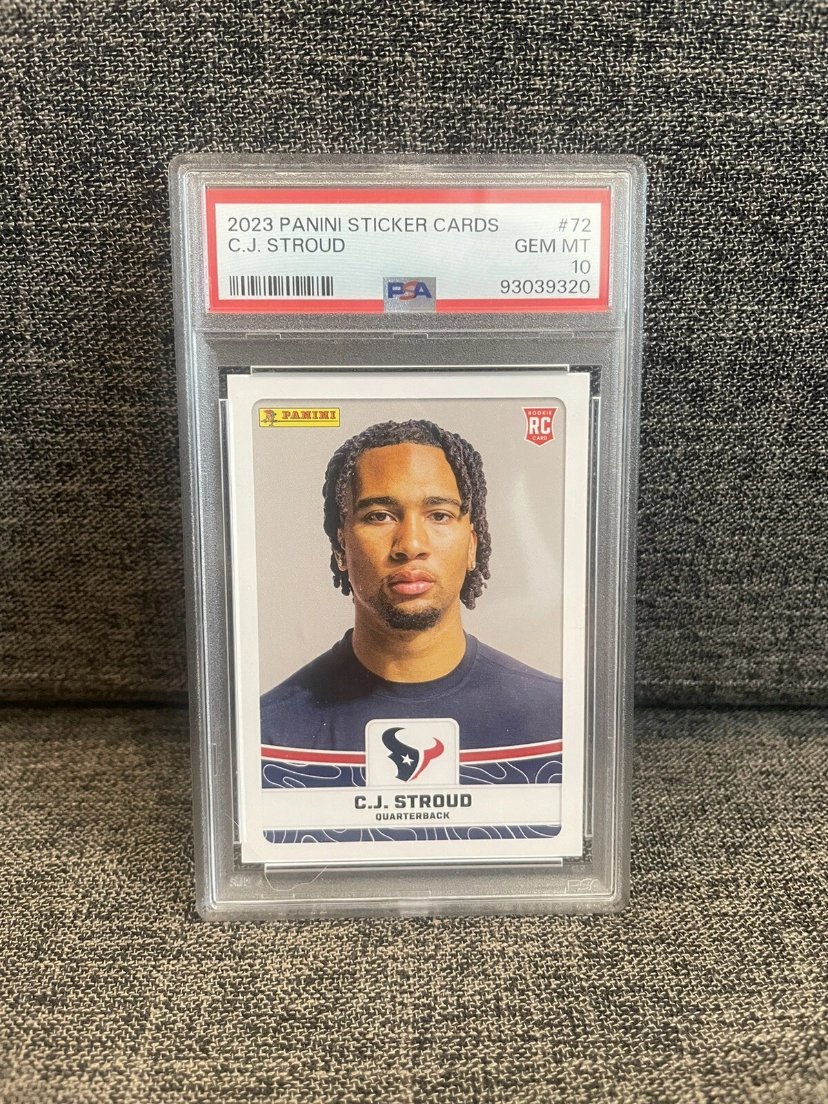 CJ Stroud Panini Sticker Cards #72 Base