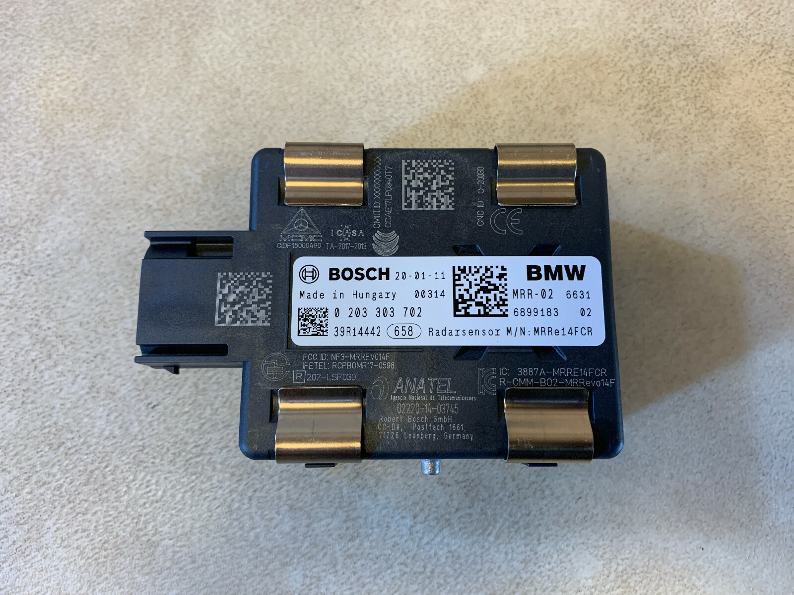 BMW Genuine Front Radar ACC Distronic Sensor 66316899183 for sale 