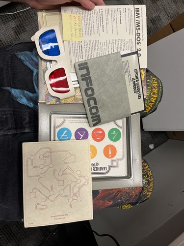 Leather Goddesses Of Phobos Game for IBM PC MS-DOS 2.0 w/5.25" disk, 3-D CIB - Picture 6 of 6