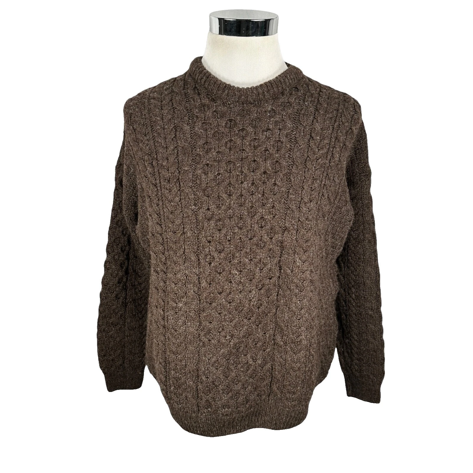 Orvis Brown Wool Sweaters for Men