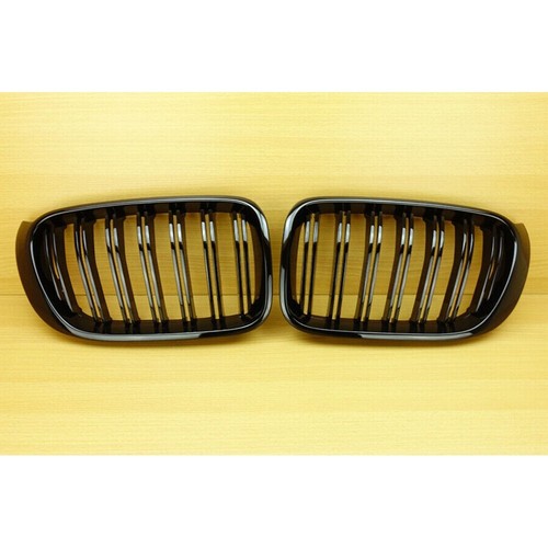 Fits For 2014-2018 BMW X4 F26 SUV M Front Bumper Grille Grill 1SET Painted Black - Picture 4 of 6