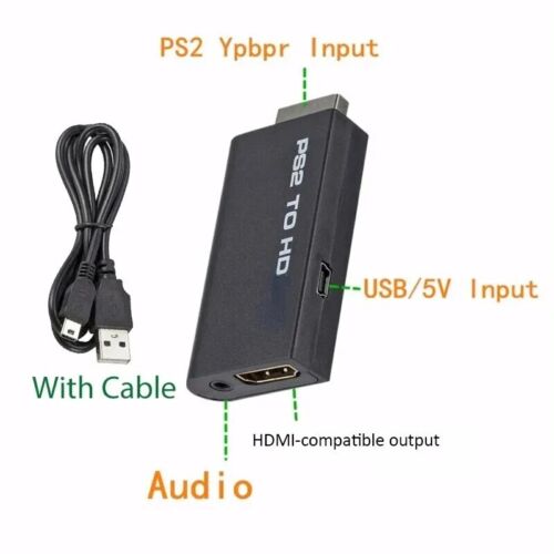 Adattatore HDMI per Sony PS2 | 480i/480p/576i | Audio e Video HD - Imagen 5 de 8