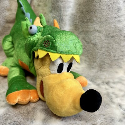 Disney Pluto Dragon Costume Plush 16'' Disney Store Exclusive Stuffed Animal