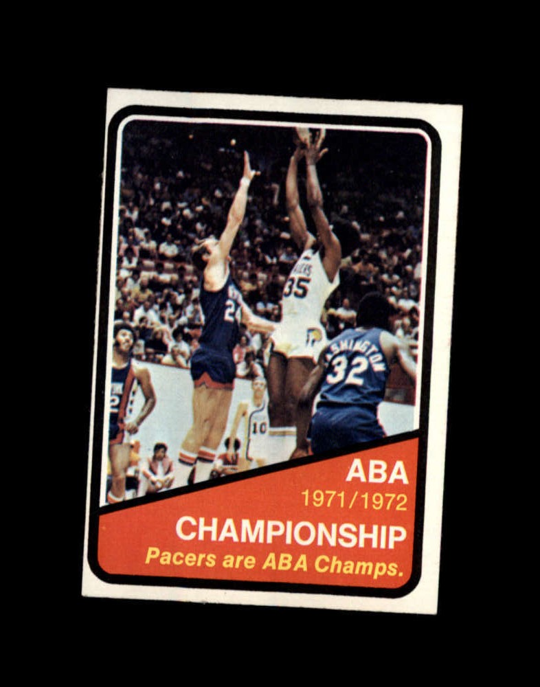 1972 Topps Basketball #247 ABA Champs: Pacers STARX 5 EX (LS806124