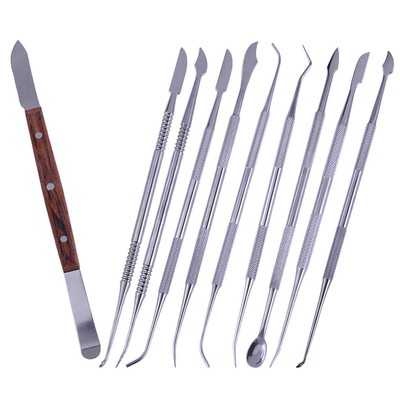 Dental Stainless Steel Kit Wax Carving Tool Set Surgical Lab Instruments New