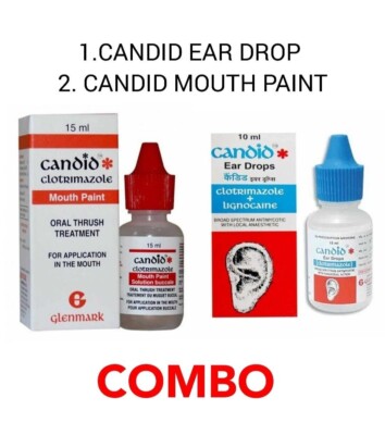 MOUTH PAINT 25ml And EAR DROP 10ML FOR INFECTION | eBay