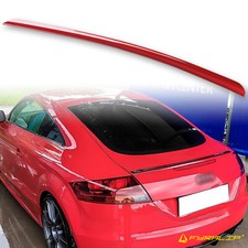 Fyralip Y22 Painted LZ3M Red Boot Lip Spoiler For Audi TT 8J Coupe 06-14