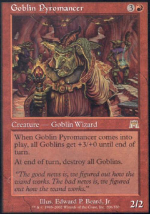MTG English Goblin Pyromancer NM Foil Onslaught
