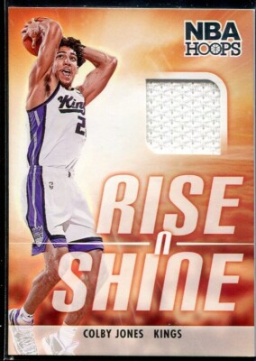2023-24 Panini Hoops Colby James #RS-JON Rise n Shine Patch Kings