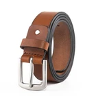 Men’s belts,Full Grain Genuine Leather Casual Dress Jeans Belts for Men 