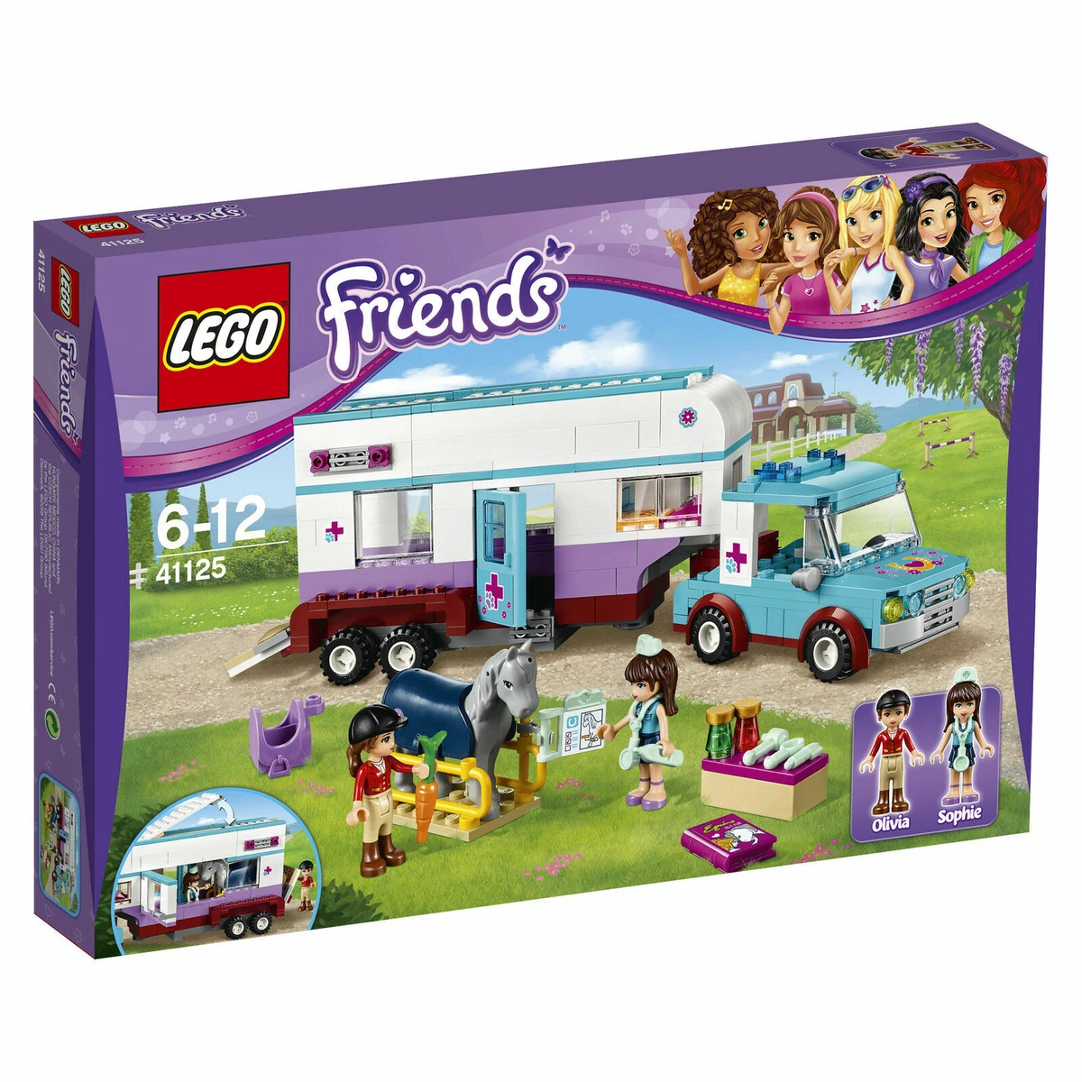 Horse trailer lego set hot sale