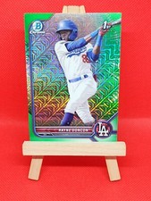 2022 Bowman Chrome Prospects 1st Green Mojo Refractor Rayne Doncon #'d 11/99