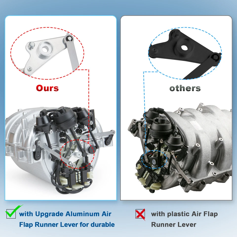 Conjunto colector de admisión de motor para Mercedes C230 E350 C/SLK280 ML350 R350 S400 Foto 4 de 4