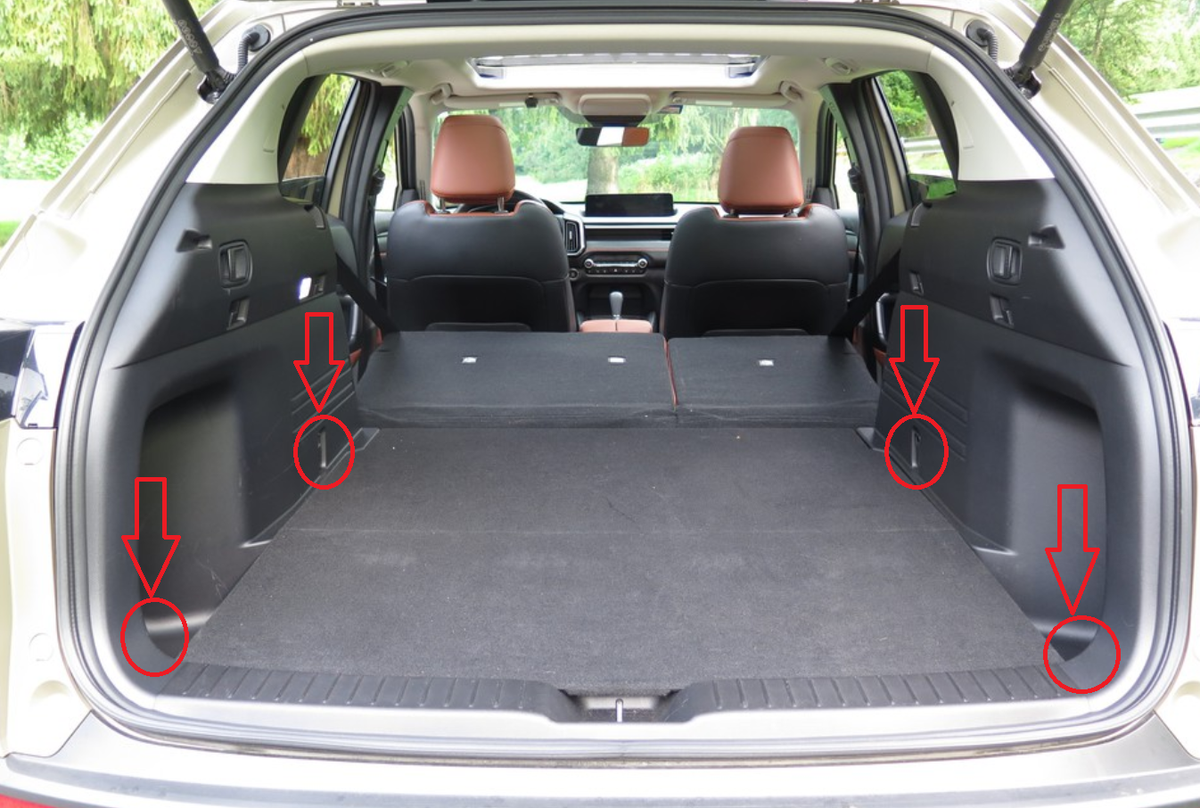 Rear Trunk Floor Style Organizer Mesh Web Cargo Net for Mazda CX