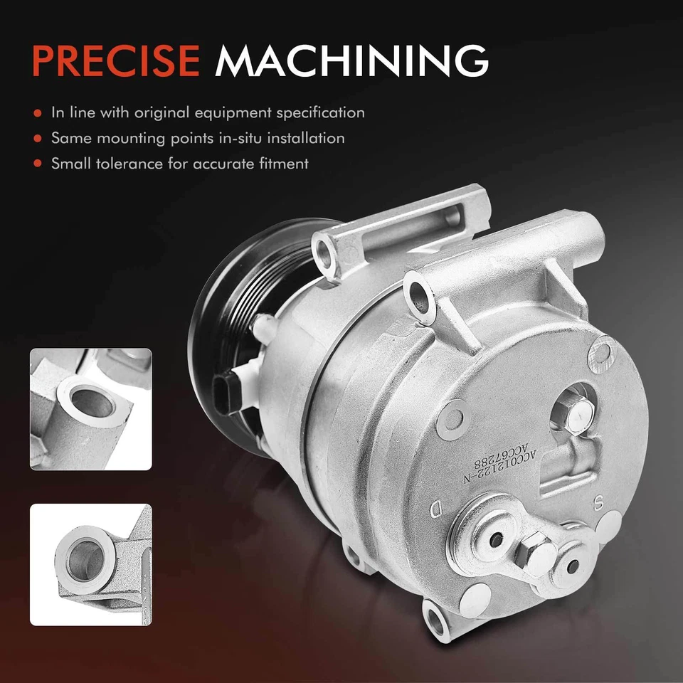 Новый компрессор переменного тока со сцеплением для Chevrolet Camaro Pontiac Firebird 1998-2002 - Изображение 4 из 4