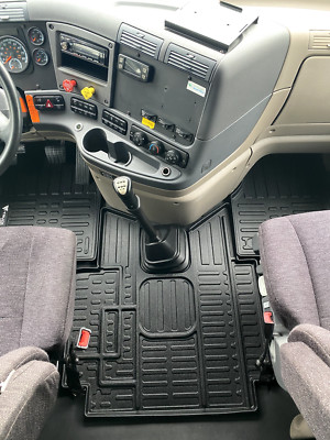FLOOR MATS SET FOR FREIGHTLINER CASCADIA 113 & 125 MODELS THERMOPLASTICS