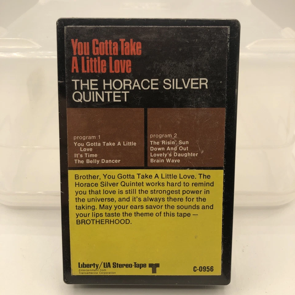 Horace Silver Quintet - You Gotta Take A Little Love SEALED ￼Cassette Tape - Image 2 of 4
