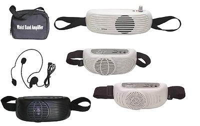 Audio2000'S AWP6201 6202 6202B 6203 Waist Band Portable Amp PA Speaker System-MR